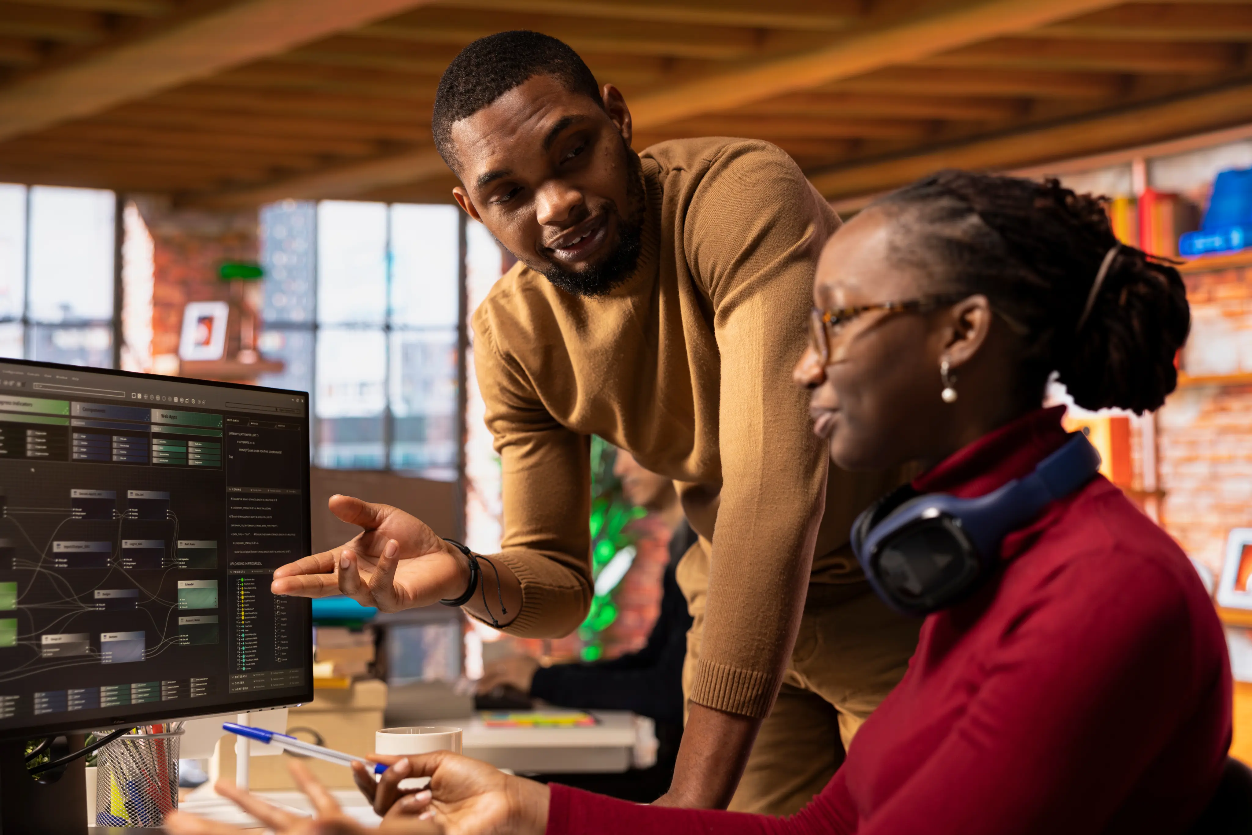 Team working together